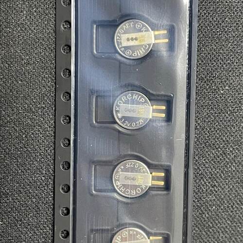 全新原装法拉电容DMS3R3224RS 3.3V 0.22UF 贴片SMD 超级电容器