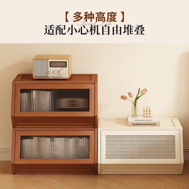 榻榻米储物柜阳台收纳柜放飘窗柜杂物卧室长条柜子矮地柜新款窗台