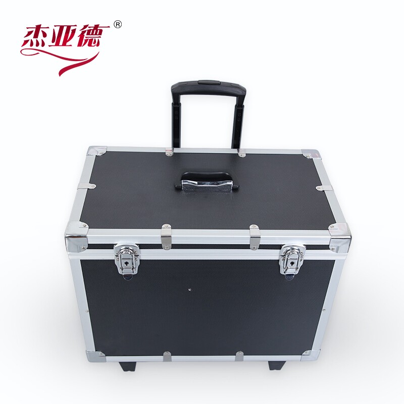家具美容维修材料色粉套装大号铝合金拉杆工具箱包万向轮自喷漆图片