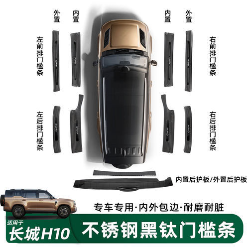 长城H10门槛条后备箱护板装饰条