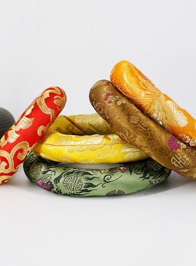 尼泊尔手工锦布垫子尼泊尔佛音钵垫子颂钵圆圈垫颂钵底座木鱼垫