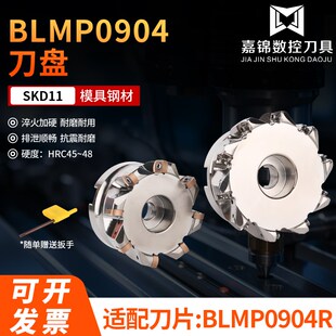 BLMP0904 内冷刀盘 出水 双面 快进给刀盘  仿形加工开粗面铣刀盘