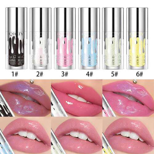 6 Colors Plumping Lip Tint 六色镜面唇彩 光泽透亮长效保湿护唇