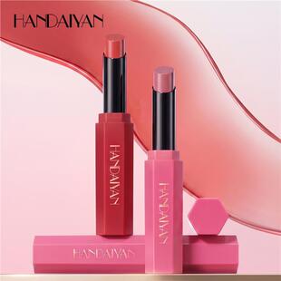 外贸 6 Colors Hexagonal Lipstick Pen 六色六边形顺滑口红笔