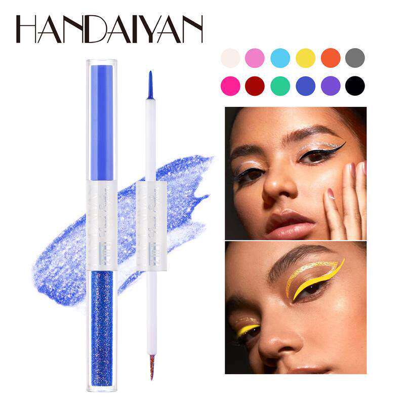 Dual End Color Eyeliner Liquid Pen 双头彩色卧蚕眼线笔