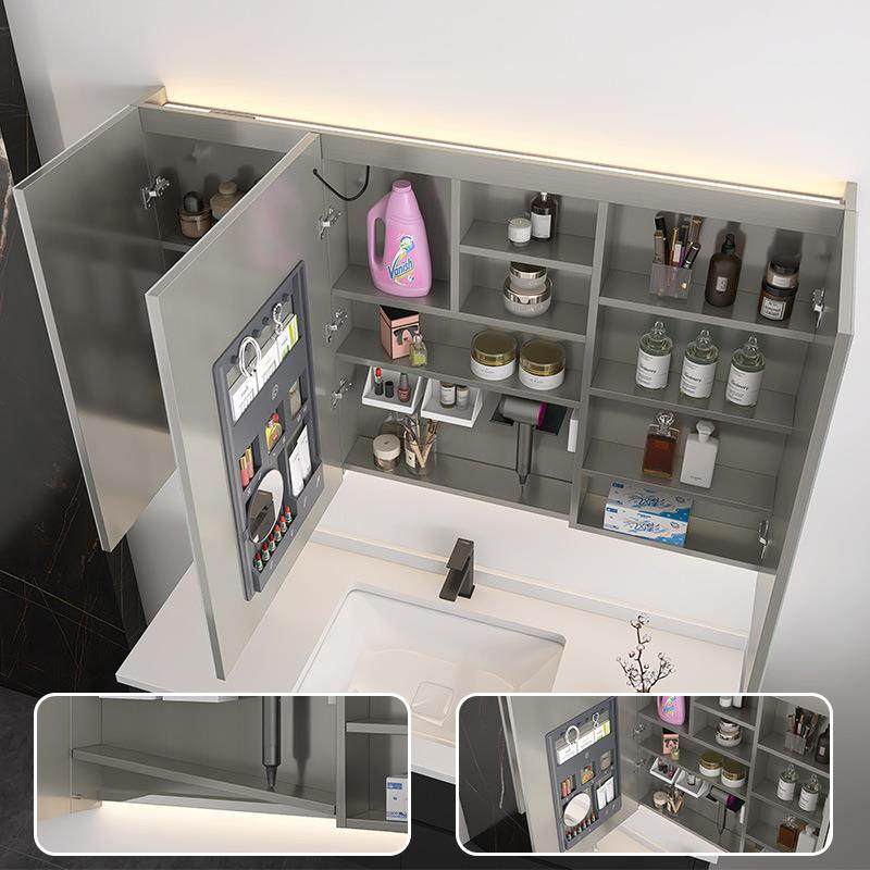佛山不锈钢智能镜柜带美妆架收纳柜一体卫生间镜子柜通顶美妆收纳,基础建材,其它,淘宝优惠券,粉丝福利购,淘宝优惠卷