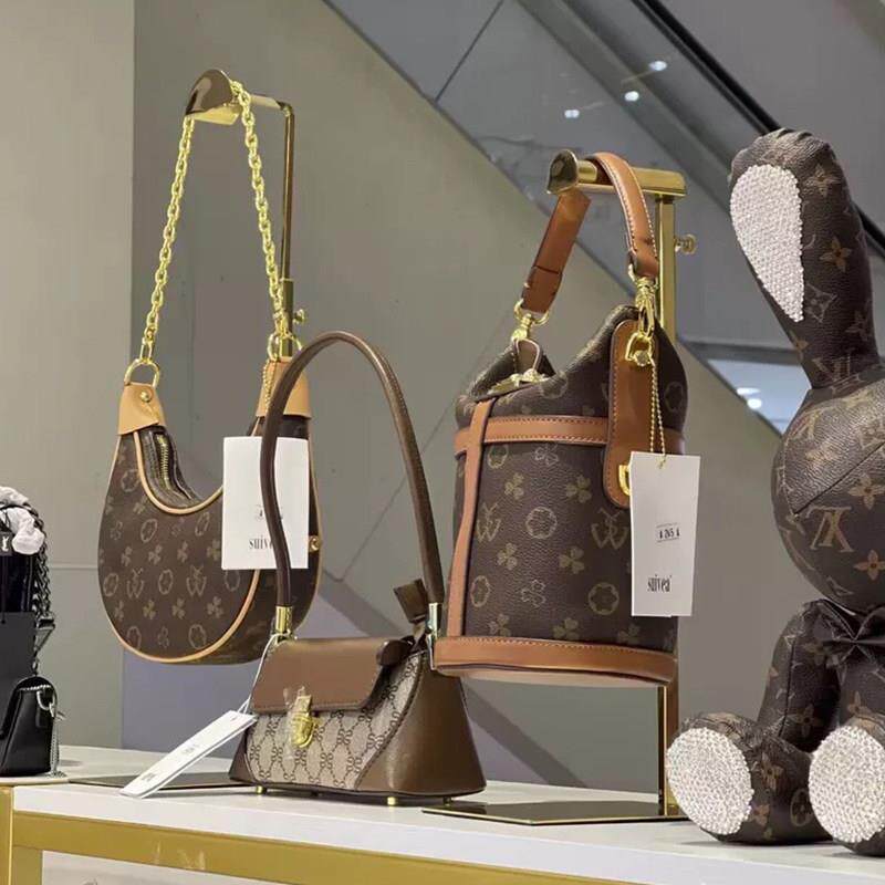 不锈钢包包陈列架挂包展示架手包支架拍照道具撑包架子手袋展示架