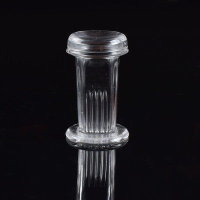 白色 玻璃染色缸 5片9片装载玻片玻璃染色架 玻璃切片盒 立式