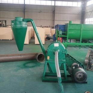 500型自吸式稻壳粉碎机烘干酒糟粉碎机80目豆腐渣粉碎机