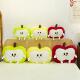 红抱枕青可爱靠垫飘窗靠枕毛绒玩具