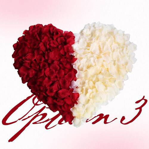 仿真玫瑰假花瓣撒花情人节表白