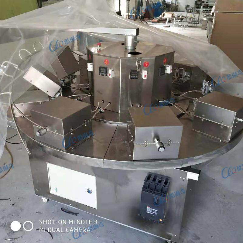 全自动脆皮蛋筒机多头冰淇淋蛋托机雪糕甜筒制作机器设备厂家直销