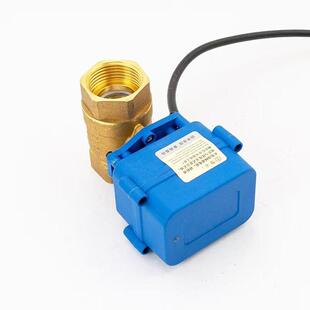 220V两线常闭常开式电动阀体DN25断电覆位球阀开关DN1520防水智能
