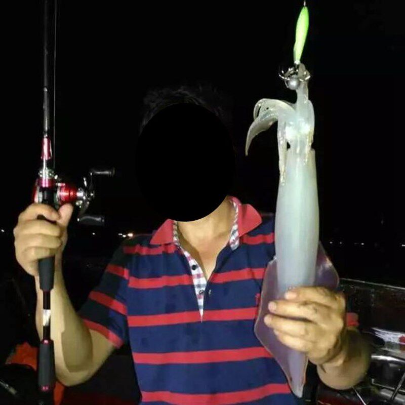 15荧光发光小鱿鱼钩,吹管杀桶,吹通海兔钩,12爪钩,高亮度锚钩
