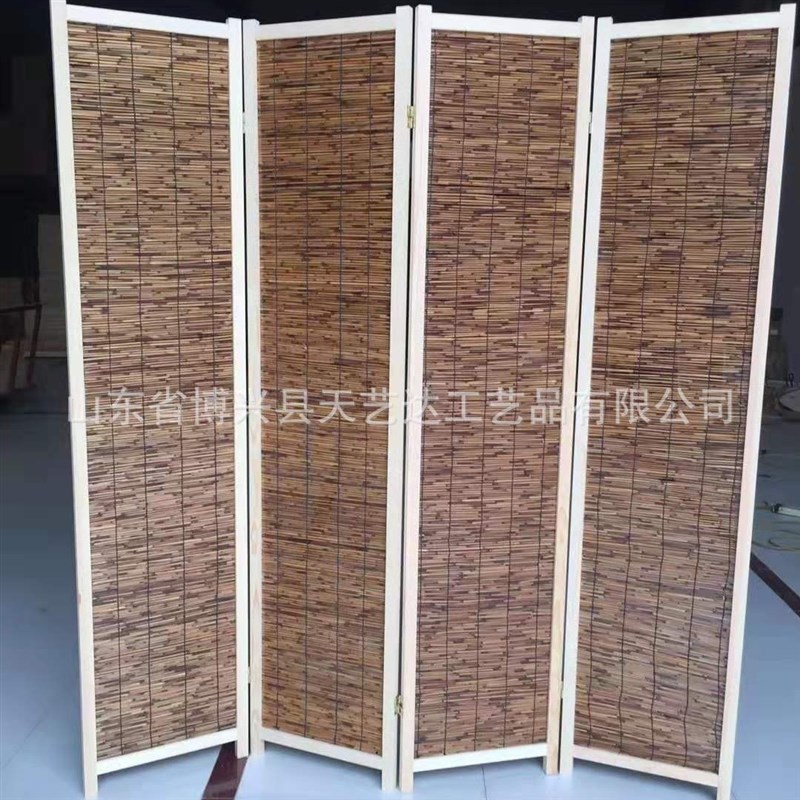 木质屏风隔断  芦苇隔断  酒店山庄农家乐专用屏风隔断
