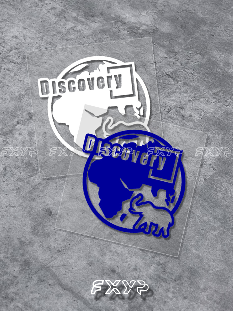 FXYP探索发现动物星球探索记录频道车贴电动车汽车装饰防水反光贴