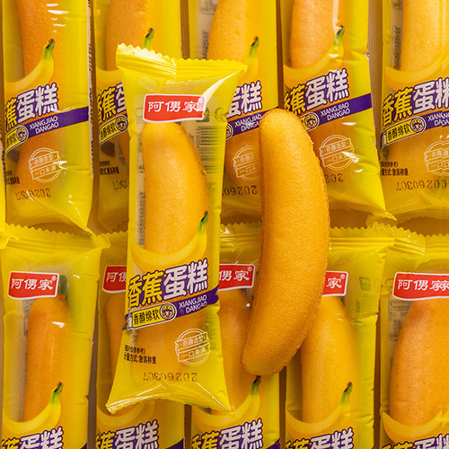 香蕉面包早餐整箱批发小蛋糕
