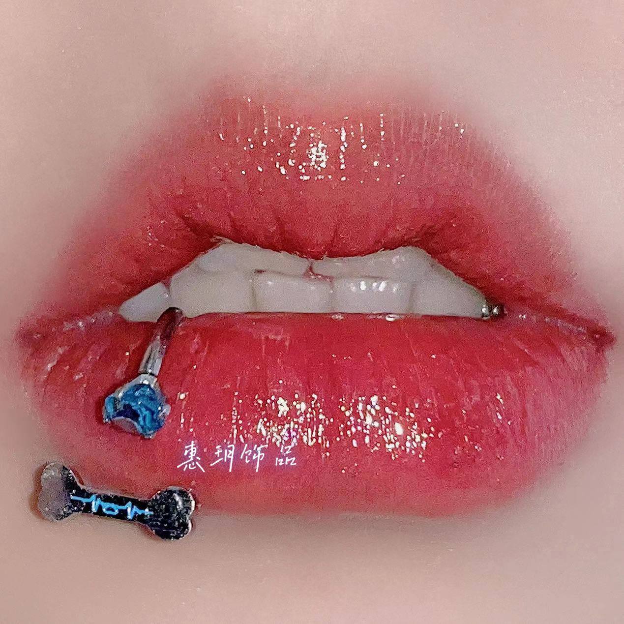 狗骨头内牙唇环镶钻锆石可爱钛钢滴油三色不锈钢辣妹穿刺饰品,饰品/流行首饰/时尚饰品新,唇环/唇钉,淘宝优惠券,粉丝福利购,淘宝优惠卷