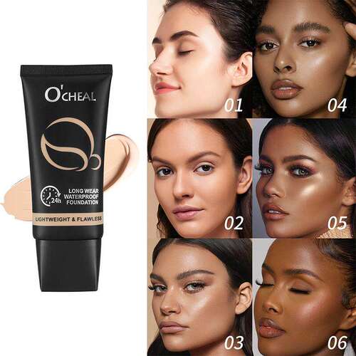 Dark Skin Tone Foundation 黄黑皮专用粉底液自然素颜