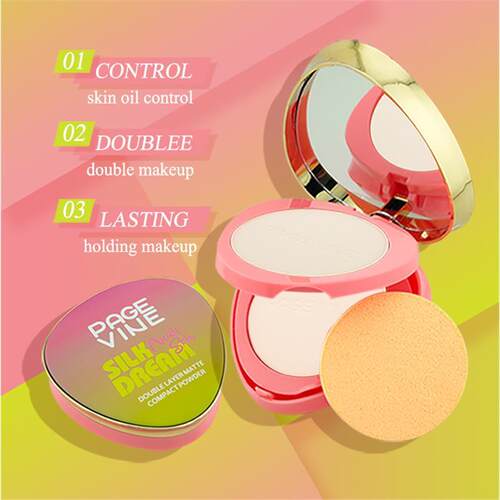 Dual Use Two Layer Face Powder 双层干湿两用轻薄贴肤面部粉饼