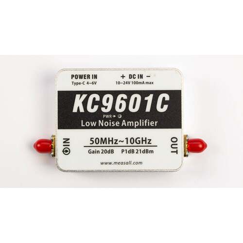 KC9601C 低噪声放大器 50M-10GHz 20dB 高线性 Type-C供电 LNA