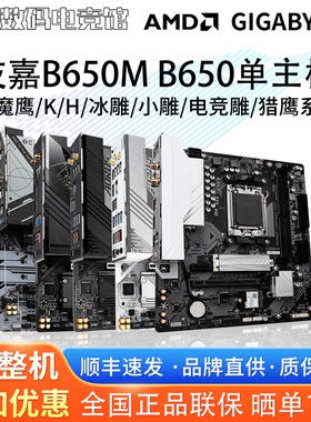 技嘉 B650M D2HP超耐久K白魔鹰冰雕小雕电竞雕B650猎鹰大主板