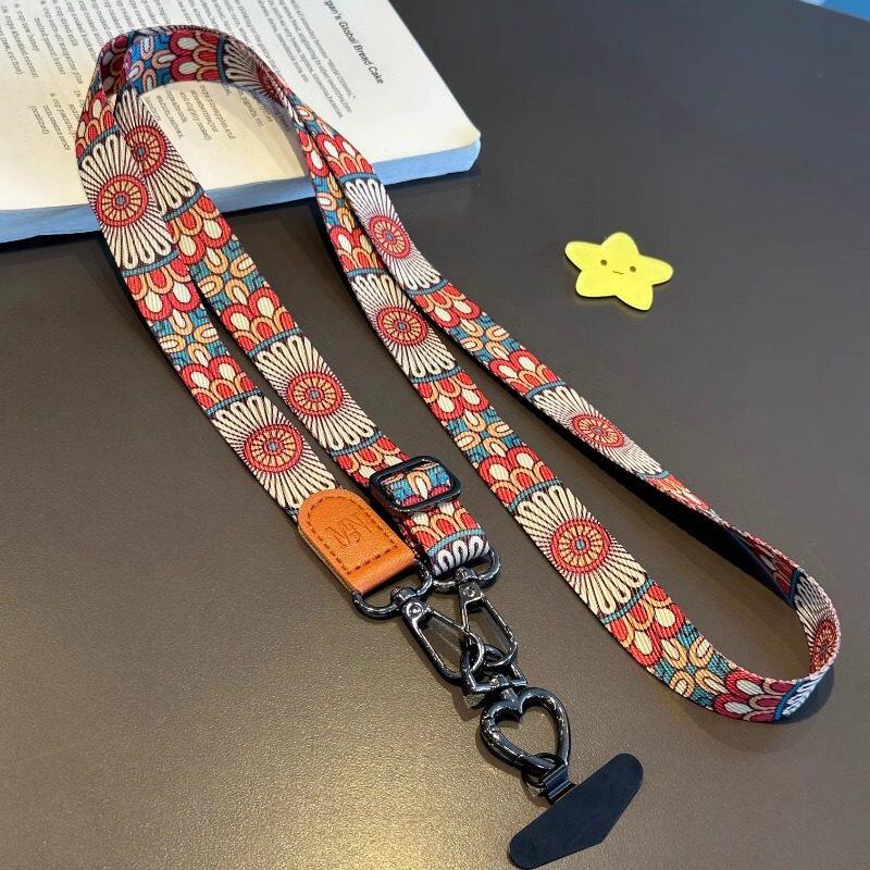 高端手机挂绳斜挎可背手机壳挂脖挂绳可调节手机挂绳宽版不勒脖手