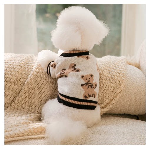 博美犬专用衣服四脚狗防掉毛狗小鹿犬吉娃娃比熊泰迪冬天保暖穿的