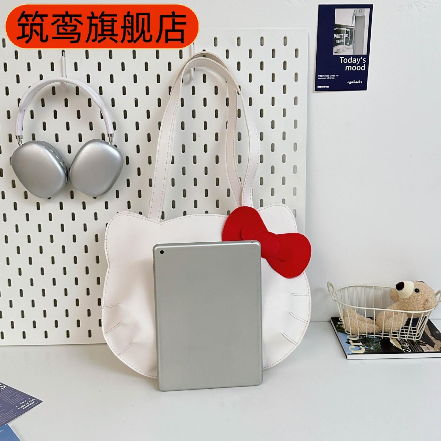 可爱日系卡通狗毛绒斜挎包女学生