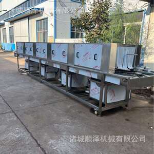 食品水果蔬菜筐子洗筐机 油污塑料筐洗筐机 顺泽厂家洗筐机