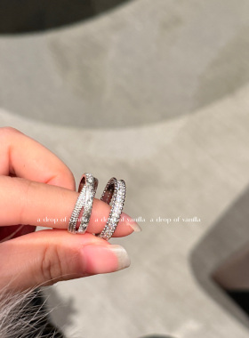 Vanilla / 水星记 自留推荐 超美叠戴戒指 满钻爆闪戒指