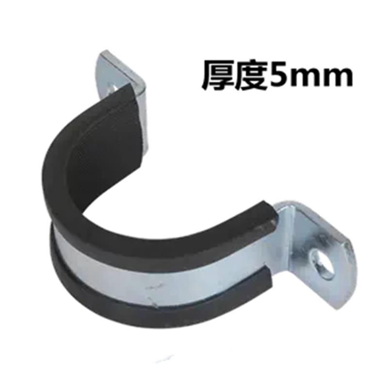 抗震欧姆管卡/管夹固定器镀锌加厚水管抱箍骑马卡U型卡箍管箍喉箍图片