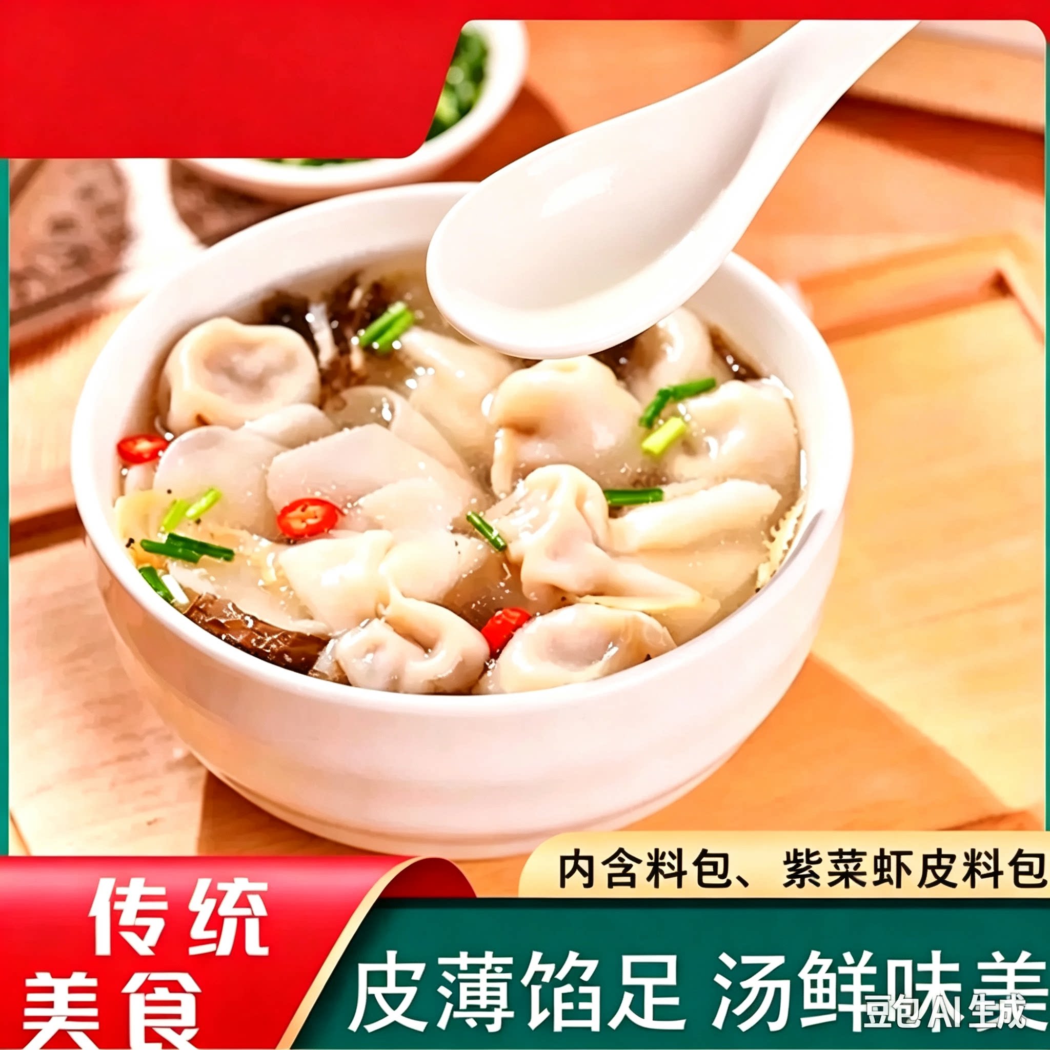 小金鱼鲜肉馄饨夜宵上汤小云饨鲜猪肉速冻Y