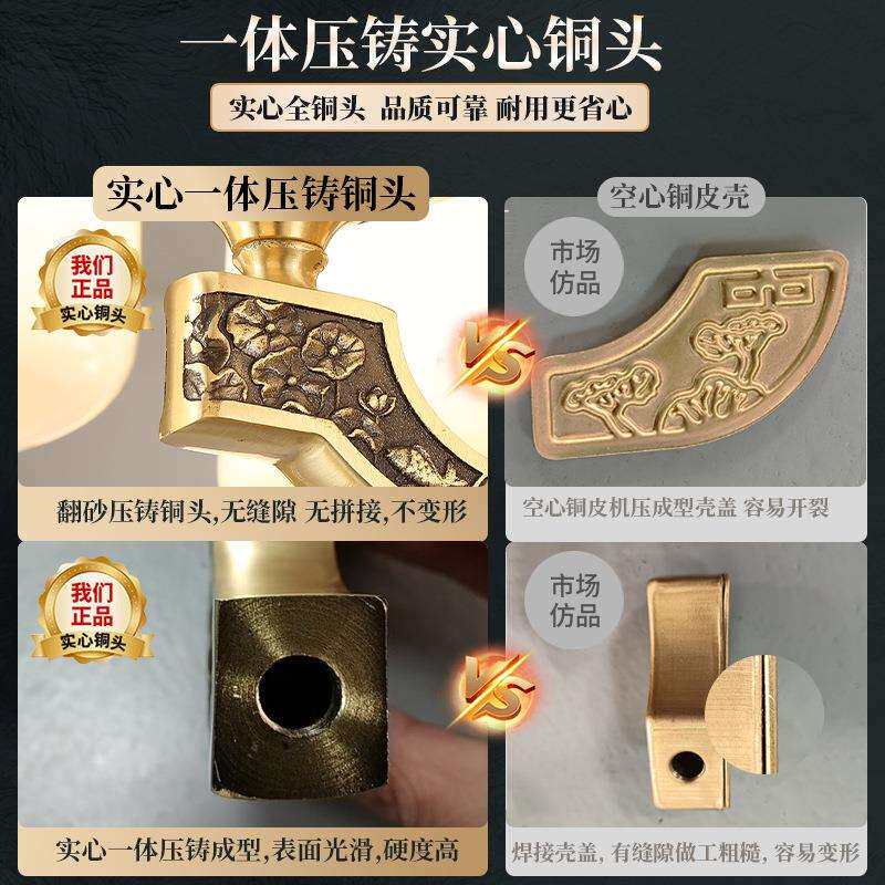 全铜吊灯新中式客厅灯实木高端宋代美学卧室书房吊灯护眼新款吊灯