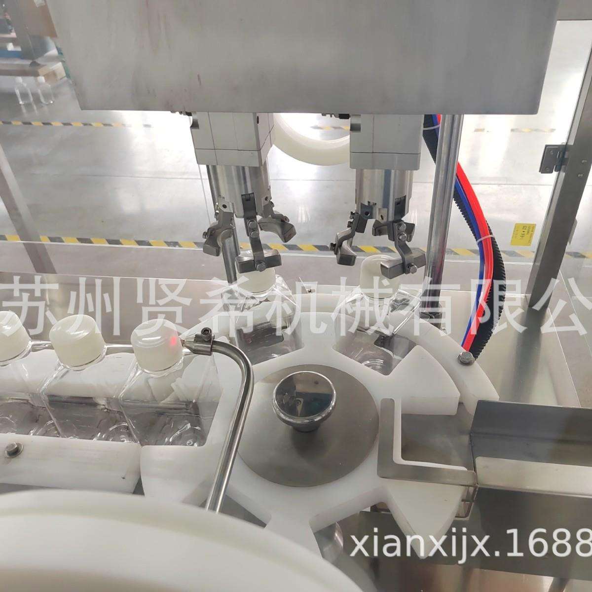 50-1000毫升全自动无菌液体血清细胞保存液灌装旋盖机
