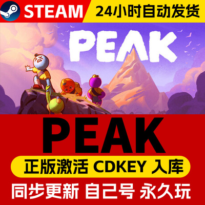 Steam正版PEAK拉我一把激活码cdk在线联机全DLC激活入库国区全球区电脑PC中文游戏