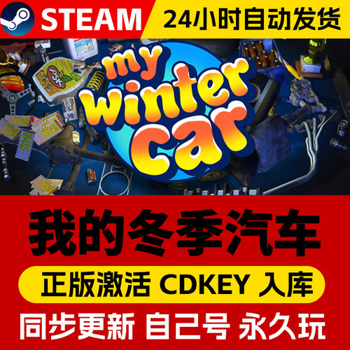 Steam正版我的冬季汽车激活码入库cdkey电脑游戏全DLC中文在线玩