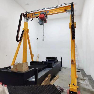 FT4-2.5厂家供应无轨电动行走高度可手动调节升降t手推龙门架