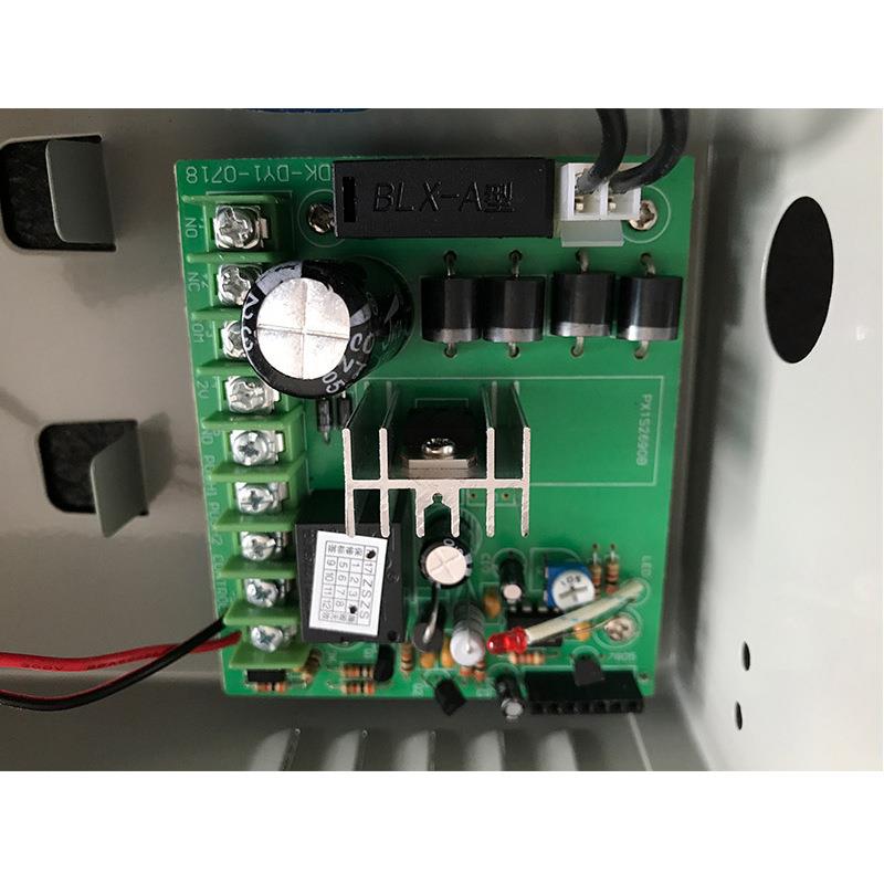 门禁电源箱12V3A 5A门禁电源门禁控制器变压器可调延时生产电源箱