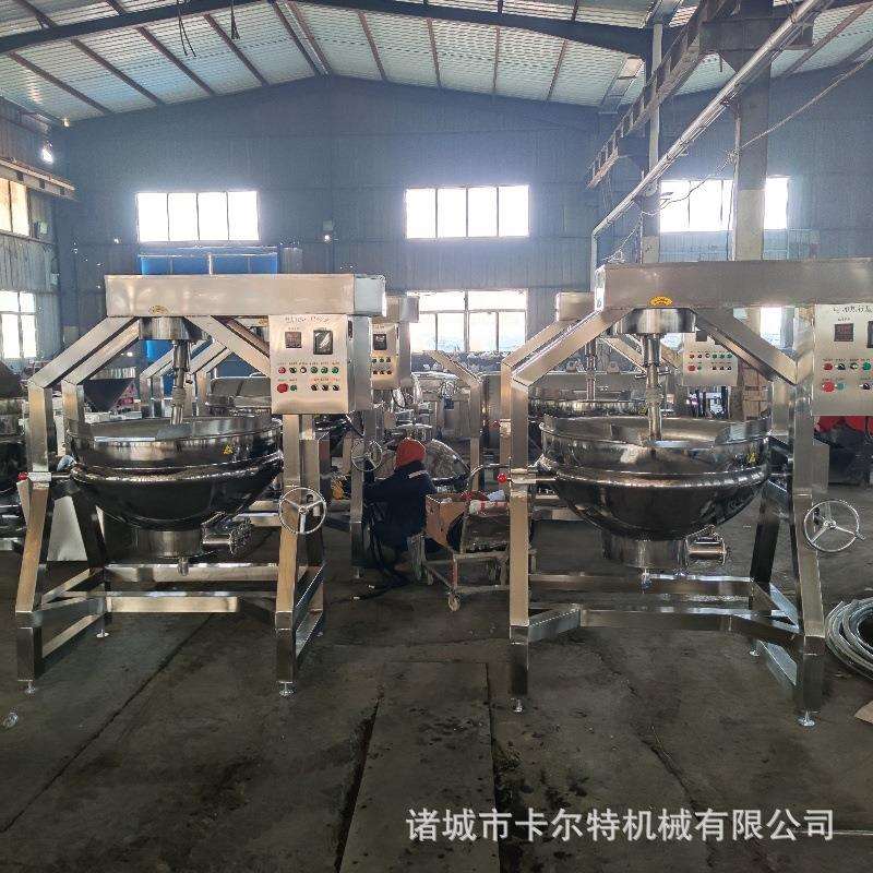 海盐坚果太妃糖雪花酥牛轧糖不粘锅底行星搅拌炒锅火锅底料炒料机