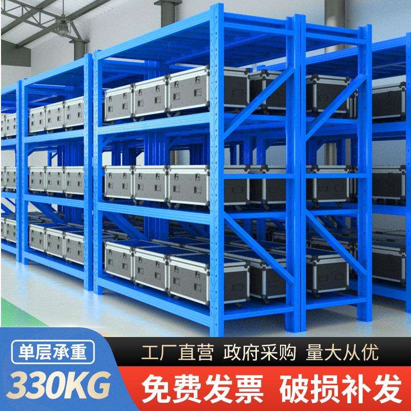 仓储货架仓库置物架多层展示架商用快递超市重型加厚铁架收纳托盘图片