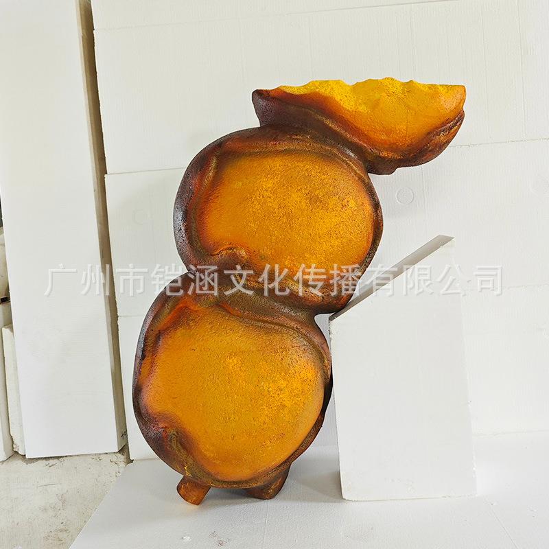 仿真鱼蛋模型玻璃钢雕塑网红引流门头立体超大鸡蛋仔肉丸泡沫雕塑