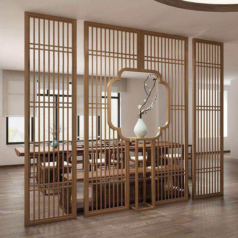 仿古门窗玄关屏风隔断客厅遮挡实木花格可订雕花窗户新中式格新品