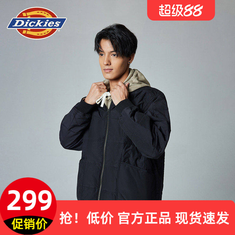 Dickies帝酷适绗缝薄棉夹克棉服26新品迪克斯大口袋休闲保暖外套