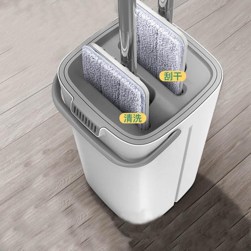 带桶拖把家用神器一拖净免手洗拖布吸水墩布托布7套厂家