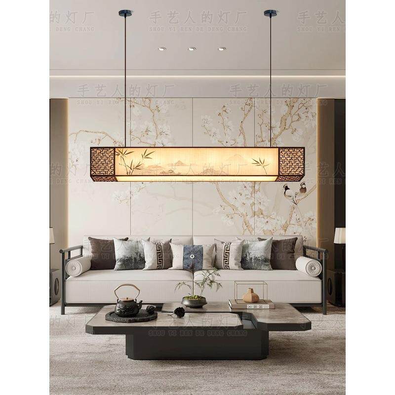 宋代美学中式餐厅书房茶室中古商用酒店饭店收银吧台禅意装饰吊灯