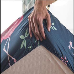 印花床笠床罩席梦思保护防尘罩子全包一圈松紧床套不起球不缩水