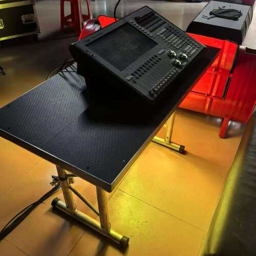 全铝可折叠可调节高度演讲DJ桌打碟台灯具桌架子舞台truss桁架插