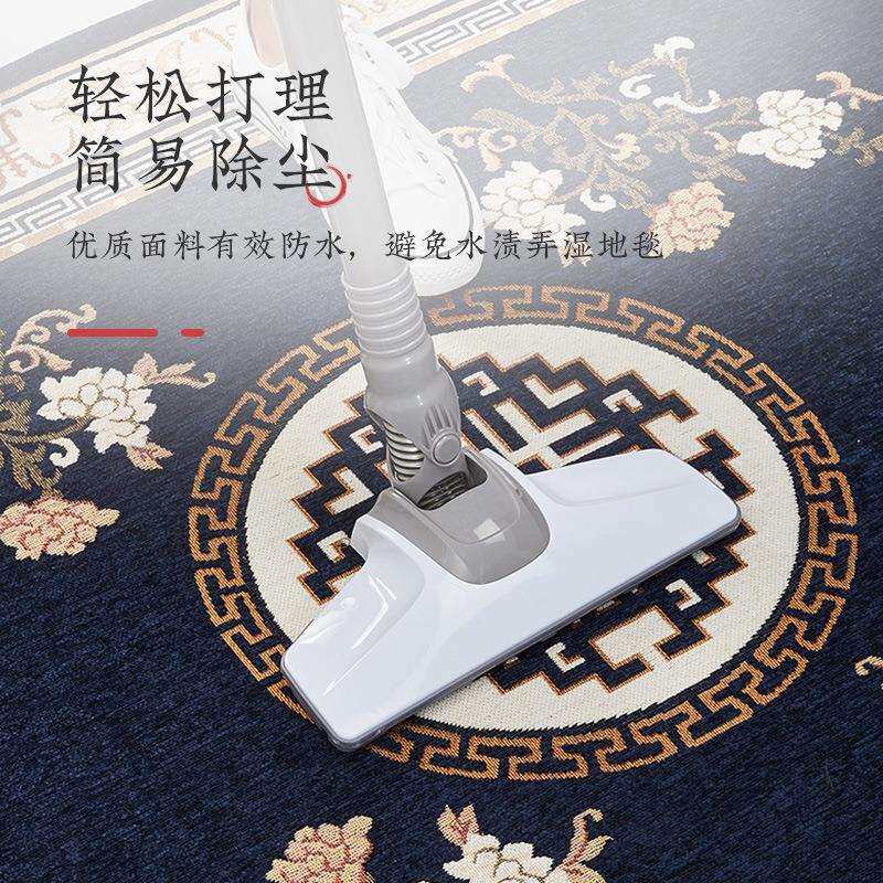 新中式地毯客厅沙发家用茶几垫卧室床边地毯床下满铺玄关进门地垫