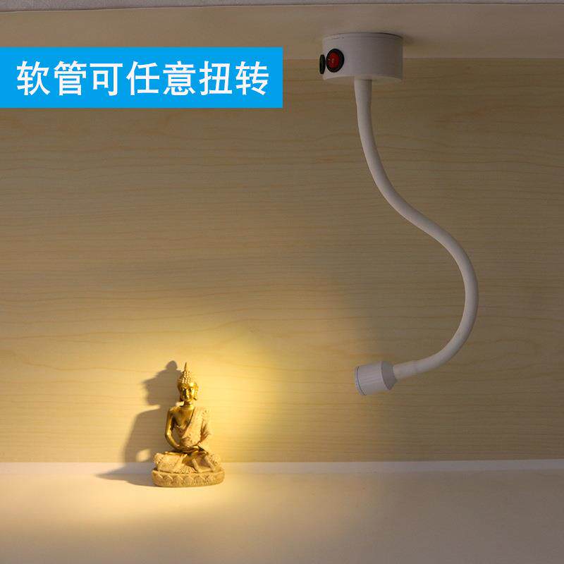 新款充电式led灯首饰柜台灯迷你小巧可移动无线软管射灯